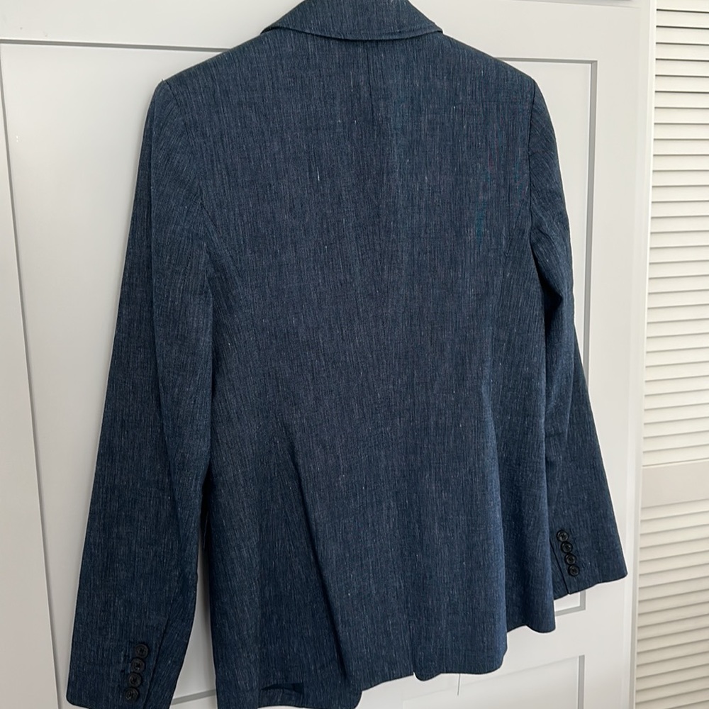 Michael Kors blazer size 6 blue - Picture 2 of 6